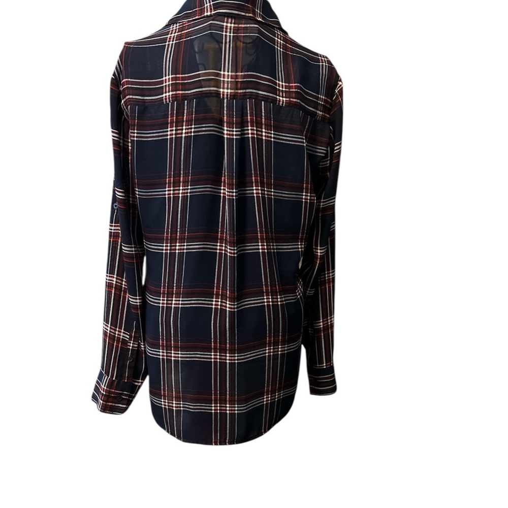 Express Red White & Blue 🇺🇸 Button Down Shirt - Picture 5 of 6